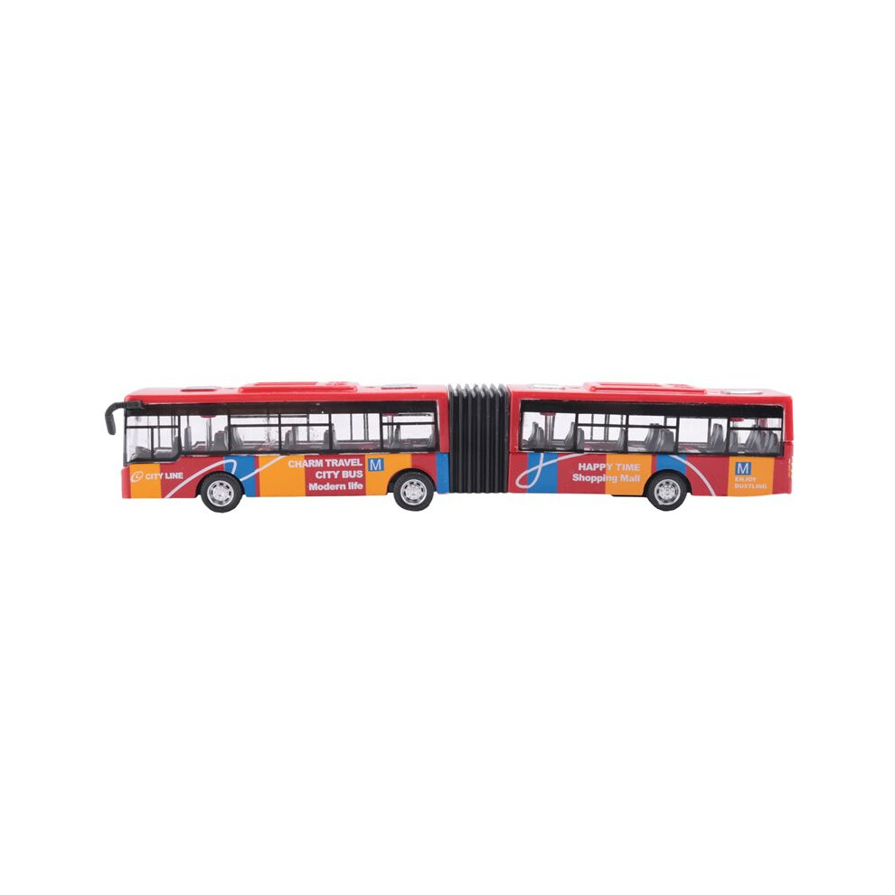 Photos - Board Game Children'S Diecast Model Vehicle Shuttle Bus Car Toys Small Baby Pull Back Toys Red