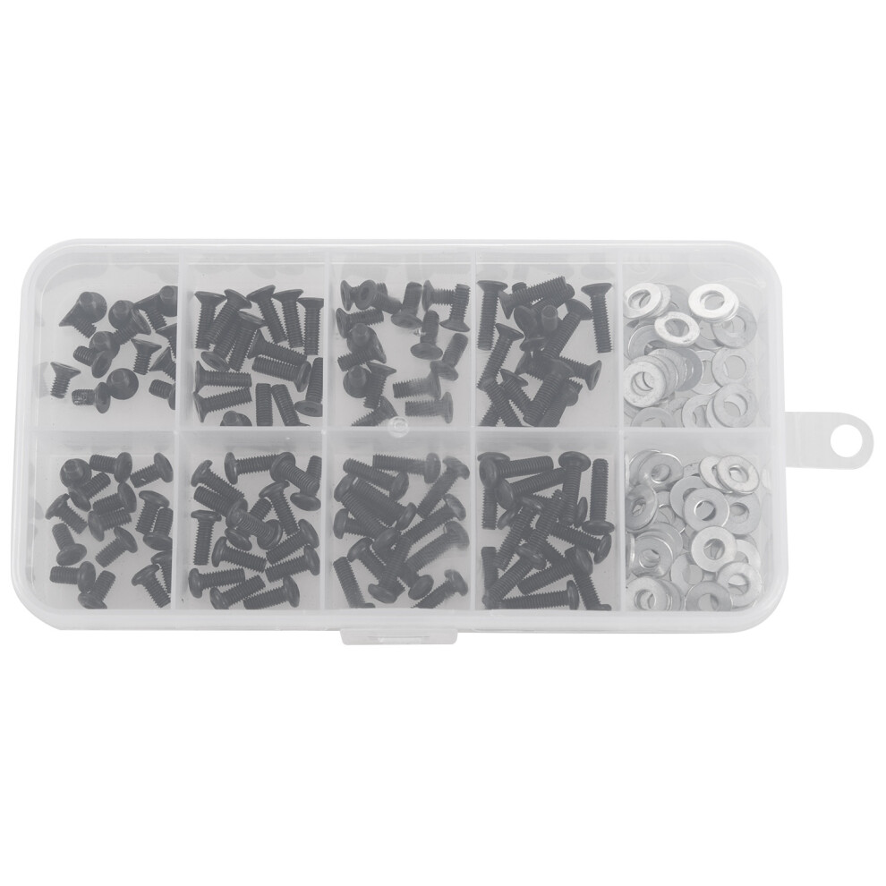 Screws Box Set For 1/10 Hsp Hpi D90 Src10 Remote Control Rc Car Parts 180Pcs 4713037787405