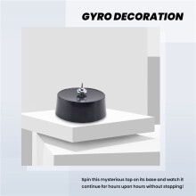 Top Electronic Perpetual Motion Rotating Magnetic Gyro Decoration Inception Gyro Desktop Toys Gifts