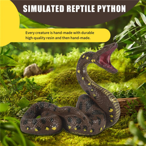Children'S Toy Snake Model Simulation Reptile  Python  Python Wild Animal Snake Model 2