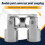 Rc Double Universal Joint Cardan Joint Gimbal Couplings with Screw,5x5Mm 6