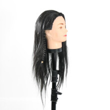 40cm Mannequin Long Black Hair Wigs Styling Training Practice Hairdressing Dolls Manikin Wig Dummy Cosmetology Model