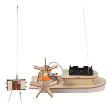 Kids DIY Wireless RC Model Scientific Experiment Kit Educational STEM Toys