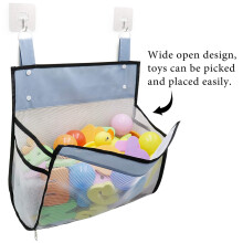 Organizador de Juguetes de BañO de Mayor Capacidad, Soporte de Juguetes de BañO de Apertura Extra , Bolsa de Almacenamiento de Juguetes con