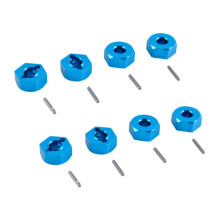 8Pcs RC Model Car 1/10 Hexagon Wheel 12MM Coupler with Pin