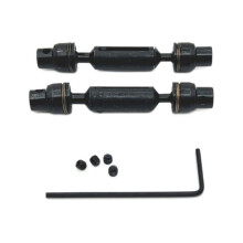 RC Auto Upgrade voor Achter Aandrijfas Set voor 1/16 WPL C64 C74 RC Auto Upgrade Onderdelen Zwart