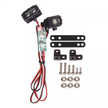 RC Autoverlichting LED-Spot met Controller voor 1/10 RC Auto TRX4 SCX10 9004 LED-Lamp A
