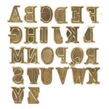 26pcs Hot-Stamps Uppercase Alphabet Set for Branding and Personalization of Wood, Leather, and Other Surfaces