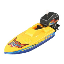 Kids Speed Boat Ship Wind Toy Bath Toys Shower Toys Float in Water Kids Classic Clockwork Toys for Children Gift D