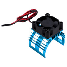 RC Car 540 550 3650 3660 3665 Brushless Electric Motor Cover HeatSink Cooling Fan for 124017 124016 Parts
