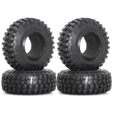 4 Sztuk 108mm 1.9 Cal Gumowa Opona Koła Opony do 1/10 RC Crawler Car dla Axial SCX10 II III 90046 TRX4 D90 Redcat