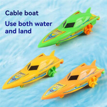 Kids Speed Boat Ship Wind Toy Bath Toys Shower Toys Float in Water Kids Classic Clockwork Toys for Children Gift D