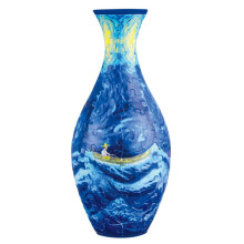 3D Jigsaw Vases DIY Living Room Decor Flower Arrangements Home Decor Gift Toys DIY Home Decor Flower Pots B