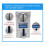 2PCS 616 Multi Coin Acceptor Electronic Roll Down Coin Acceptor Selector Mechanism Vending Machine Arcade Game Ticket 6