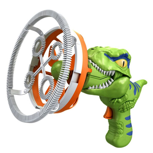Fläkt Dinosaur Bubble Machine Bubbles i Bubble Handhållen Elektrisk Dinosaur Bubble Machine Bubble Dinosaur Poolleksaker Grön
