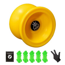 LESHARE Yoyo Magic Yoyo Professioneller No-Response-Drehball mit Kugellager, Gelb