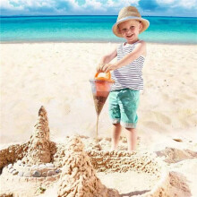 Strandbarn Sand Overflow Tratt Leksaker Utomhus Sand-Vatten Blandade Leksaker Strandleksaker