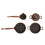 Dolls House Miniature Kitchen Cookware 4 Pieces Metal 6
