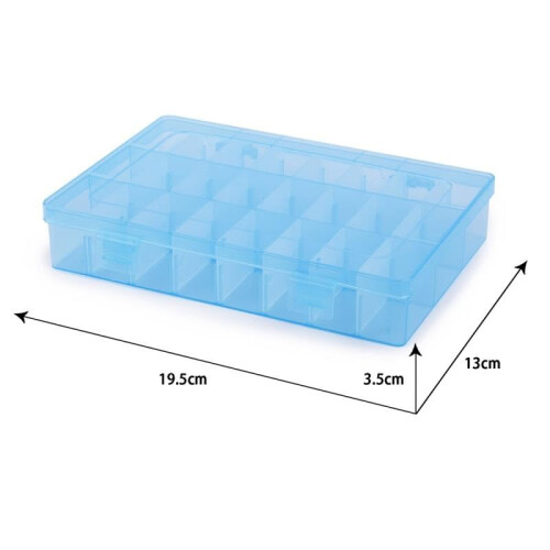 Sewing Thread Organizer Box with Transparent Visibility and AntiTangle Compartments Bobbin Storage Case 1