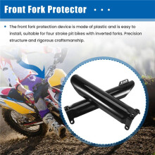 Protetor de Absorvedor de Garfo Dianteiro de Motocicleta 1 Par Cobre ProteçõEs de PláStico para Bicicleta de PoçO 110Cc 125Cc 140Cc 150C 160Cc