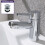 NES Home Bathroom Chrome Basin Sink Single Lever Mixer Tap 4