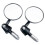 Motorcycle Handlebar Side Mirror Adjustable Round Mirror Universal for Bicycle Tram Off-Road Vehicle ATV/UTV 2