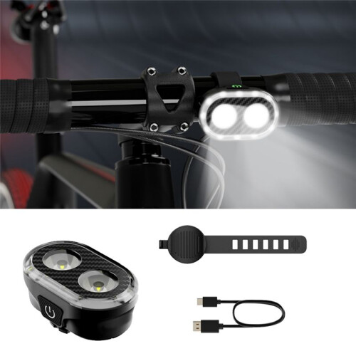 Phares de Vélo Étanches, Éclairage Avant de Type C, Charge 600 MAh, Éclairage de Vélo de Route, Accessoires de Cyclisme 2