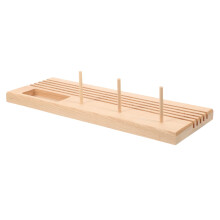 Wooden Thread Organizer for Sewing and Embroidery, 10Compartment Spool Rack, Tangle Storage