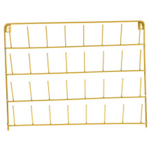Thread Organizer 32 Spool Wall Mounted Iron Rack for Sewing and Embroidery Storage