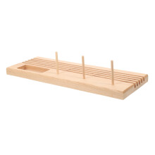 Wooden Thread Spool Holder with Durable Wooden Construction for Sewing and Embroidery Organization
