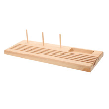 Wooden Thread Holder Rack for Quilting and Sewing with Smooth Finish and Easy Spool Access