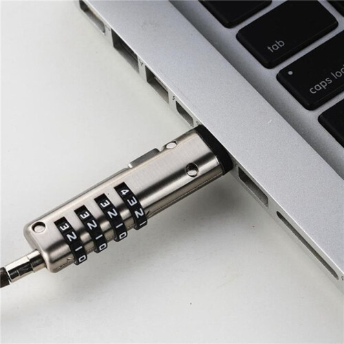 10X 4 Digital Universal Lock USB Laptop Security Cable Lock for Computer 1
