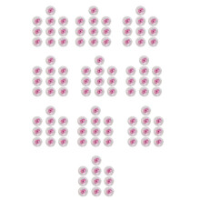 Bas de Colle pour Lanterne A Gaz, 50 Pieces