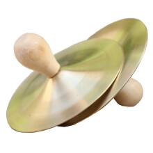 9cm Hand Percussion Copper Cymbals Children Musical Instrument Education Toys Brass