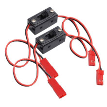 2 PeçAs Interruptor Liga/Desliga Receptor Conector JST para HSP RC 1/10 1/8 Carro Rastreador VeíCulo Off-Road Multi-Rotor Aeronave