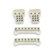 4 PièCes MéTal RéGlable Support Amortisseur Extender SièGe pour MN D90 MN-90 MN99S RC Voiture de Mise à Niveau des PièCes Accessoires,B