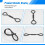 5Pcs Musical Instruments Trumpet Slide Stopper Silicone Stopper Ring Trumpet Accessory Replacement 5
