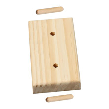 Wooden Thread Holder and Embroidery Organizer for Sewing, Crafting, Compact Tangle Storage