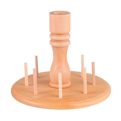 Wooden Thread Holder Rack for 8 Spools Sewing Quilting Embroidery Durable Organizer
