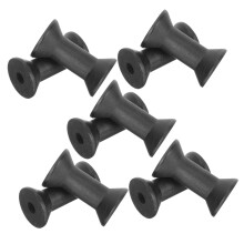30pcs Wooden Sewing Spools for Crafts and Embroidery, Smooth Finish Thread Storage Bobbins