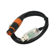 1 Szt. USB do Kabla Adaptera DMX Stage Light PC DMX512 Kontroler Ściemniacza Kabel Konwersji Sygnału do Płytki dla