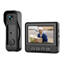 X6  Video Doorbell for Home Use with 4.3-Inch Display Screen, Wireless Video Intercom, Infrared HD Night Vision