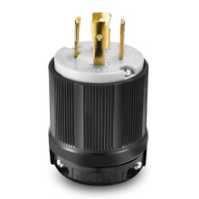 NEMA L15-30P/30C Han-/Honkontaktkontakt ,30Amp,AC 250 Volt,3-Polig 4-Tråd,Glödning,Twist Locking