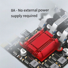 4-Port USB3.2 Expansion Card Desktop PCI-E to USB3.0 Type-C Adapter Card Four-Port 2U