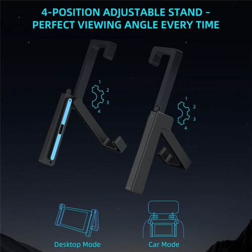 Stand Holder for   2 Adjustable Car Headrest Mount Holder Playstand for  2 Game Console Accessories 2
