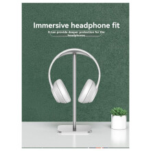 Aluminium Alloy Wireless Earphone Holder Mounted Earphone Hanger Can Store for Most Mounted Headphones Stand