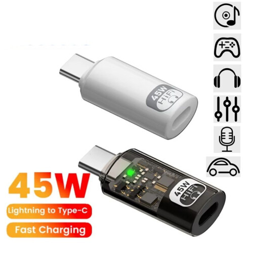PD45W for  Interface to USB Type C Adapter Support Fast Charge Data Transfer TypeC to for  Interface Adapter,A 1