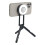 Support Magnétique Pliable pour Téléphone Portable avec Éclairage D'Appoint,  Support de Bureau pour Selfie, Compatible avec  pour 2