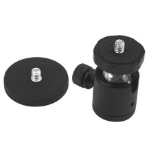 Magnetic Suction Bracket Base 1/4 Inch Screw Thread Hole Action 360 Ballhead Suction Cup Mount Camera Holder Camera