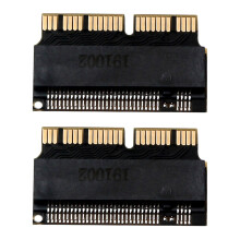 2X Scheda Adattatore SSD NGFF M.2 NVMe per Aggiornamento Air (Anno 2013-2016) E PRo (Fine 2013-2015 Anno)